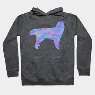 Rainbow Pastel Siberian Husky Hoodie